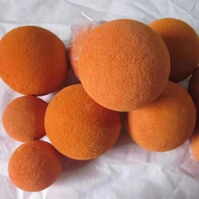 Bagian Pompa Beton 2 Inch, Sponge Clean Out Ball Untuk Membersihkan