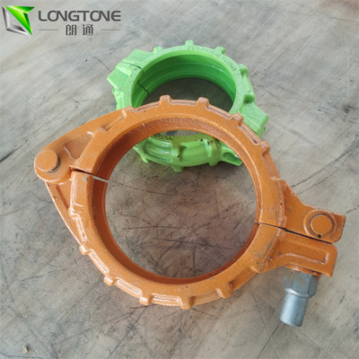 5,5 inci Wedge Pompa Beton Clamp Coupling Penjepit Selang Beton Untuk Pipa