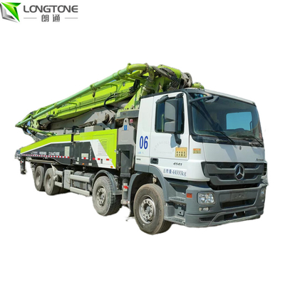 56 Meter Digunakan Truk Dipasang Pompa Beton Hidrolik 5 Gandar 600 L
