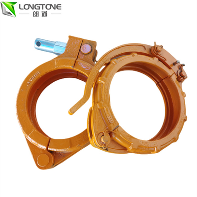 PM DN125 Penempaan Pompa Beton Clamp Galvanized Surface Pipe Fittings Clamp