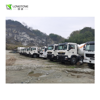 Mixer Beton Twin Shaft 350 KWh Bekas Dengan Pompa Truk Mixer Bekas