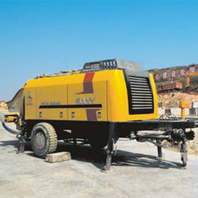 1420 Mm Digunakan Pompa Trailer Beton, Pompa Beton Kota 450L