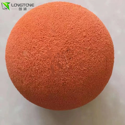 Eva Pembersih Pipa Khusus Bouny 100mm Bola Spons Karet Lembut Untuk Pipa Beton