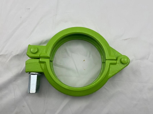 Klem Pompa Beton Tempa Tugas Berat Berlapis Warna Seng 5 Inch