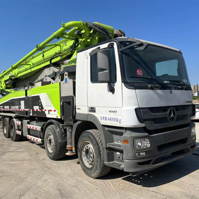 47 50 52 Meter Bekas Truk Pompa Beton Diesel 400L 300kW