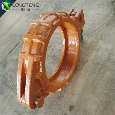 Pompa Beton Karet Pipa Clamp Rilis Cepat Tube Clamp Warna Seng