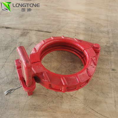 Penjepit Pompa Beton 6 Inch Vertikal, Penjepit Pipa Baut Snap Dn180