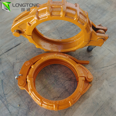 Penjepit Pompa Beton 6 Inch Vertikal, Penjepit Pipa Baut Snap Dn180