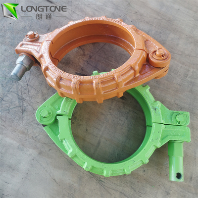 Ditempa 5 Inch Pompa Beton Clamp Sambungan Kopling Pipa Tahan Lama
