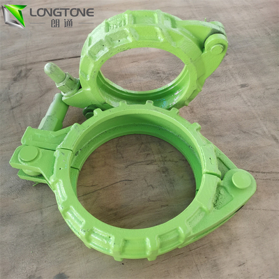 Dn125 5 Inch Heavy Duty Hose Clamps Baja tempa Untuk Pompa Beton