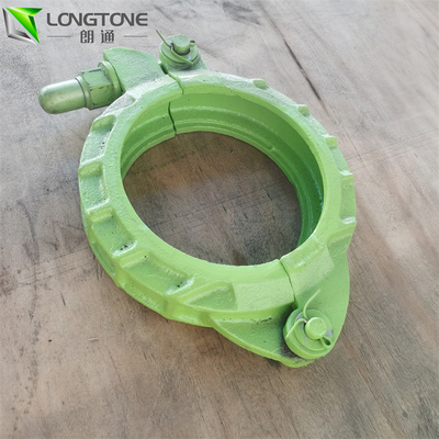 Dn125 5 Inch Heavy Duty Hose Clamps Baja tempa Untuk Pompa Beton
