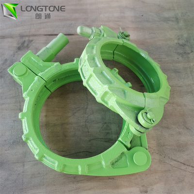 Dn125 5 Inch Heavy Duty Hose Clamps Baja tempa Untuk Pompa Beton