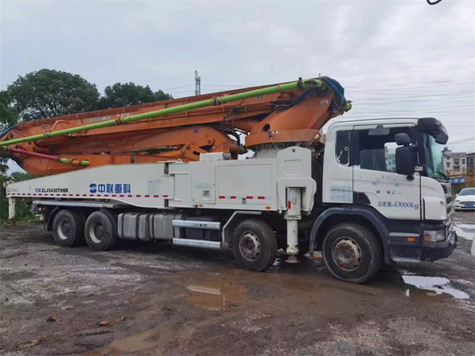 Pompa Beton Truk 33T Bekas, Truk Pompa Semen 37 Meter ZLJ5293THB125-37