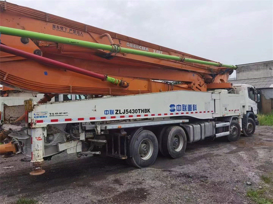 Pompa Beton Truk 33T Bekas, Truk Pompa Semen 37 Meter ZLJ5293THB125-37