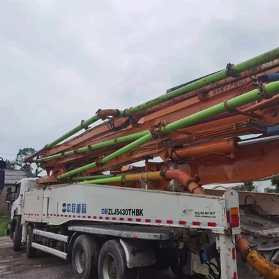Pompa Beton Truk 33T Bekas, Truk Pompa Semen 37 Meter ZLJ5293THB125-37