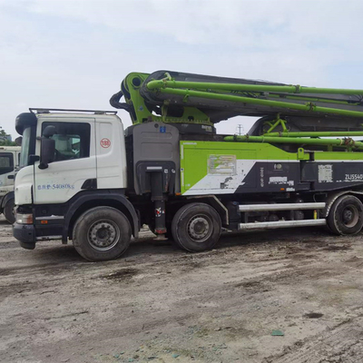 Mesin Zoomlion Digunakan Truk Pompa Beton, Pompa Beton Dipasang Truk 56m