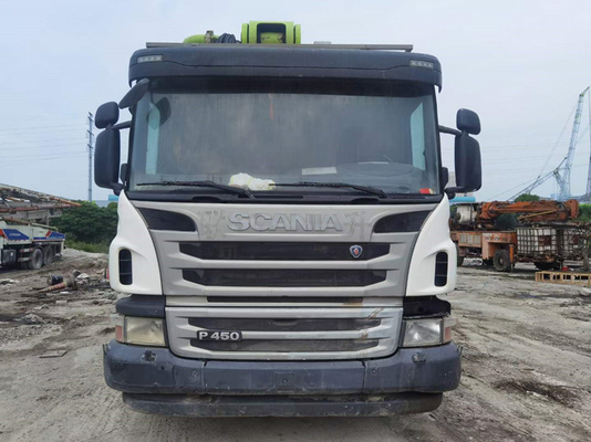 Mesin Zoomlion Digunakan Truk Pompa Beton, Pompa Beton Dipasang Truk 56m
