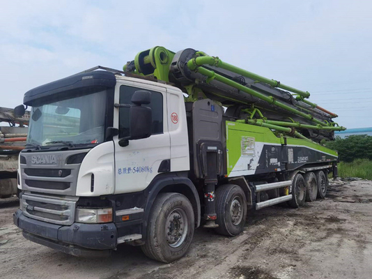 Mesin Zoomlion Digunakan Truk Pompa Beton, Pompa Beton Dipasang Truk 56m