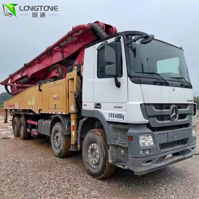 Pompa Beton Mixer Iveco yang Disesuaikan Bekas 120M³ / H 550L