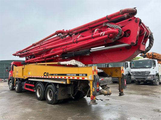 39M Truck Mounted Concrete Boom Pump Dari Truk Pompa Beton Hidraulik