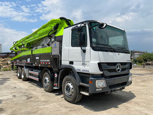 39M Truck Mounted Concrete Boom Pump Dari Truk Pompa Beton Hidraulik