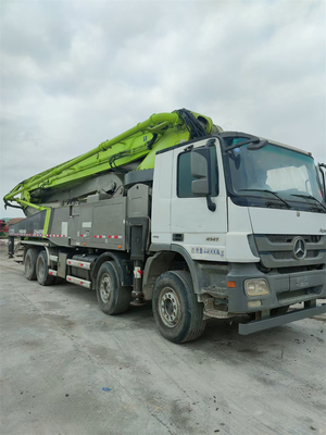 Mercedes Benz Bekas Pompa Trailer Beton 32 MPa Warna Kustom