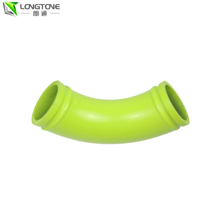 Bend Sany Concrete Pump Parts, Cast Twin Wall Elbow DN125 X R1000/500 X 45