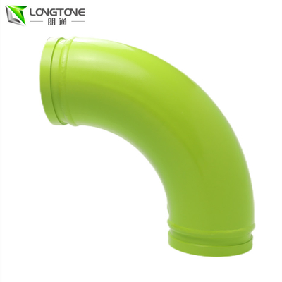 4.5mm Ketebalan Zoomlion Bagian Pompa Beton Pipa Tekuk Siku R1000 R500
