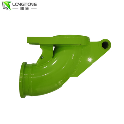 DN180 Truck Mounted Concrete Pump Elbow Outlet Hi-Mn 13 Dicor