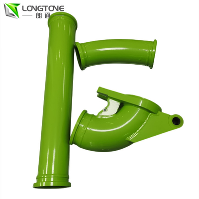 Pompa Beton Pertama Tipe Lama Siku Double Wall Outlet Untuk Schwing
