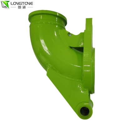 DN100 DN125 Pipa Twin Wall Elbow Bend Berengsel Untuk Pompa Beton