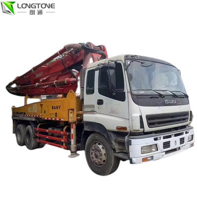 Truk Pompa Garis Beton Terpasang 48m Truk 45.8m SYG5361THB