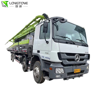 Pompa Beton Truk 4 Gandar Bekas 49m 49X-6RZ Efisiensi Operasi Tinggi