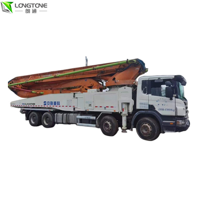 Truk Pompa Semen Bekas Truk Pompa Boom Beton Bergerak 56m