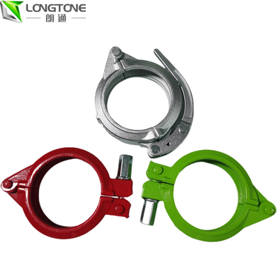 Pemasangan Pipa Pompa Beton Fitting Snap Rubber Hose Clamp