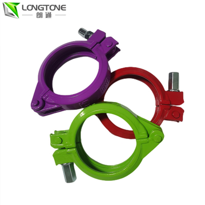 Pemasangan Pipa Pompa Beton Fitting Snap Rubber Hose Clamp