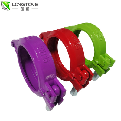 Bagian Pompa Beton Schwing Besi Cor DN100 Pipe Coupling Clamp
