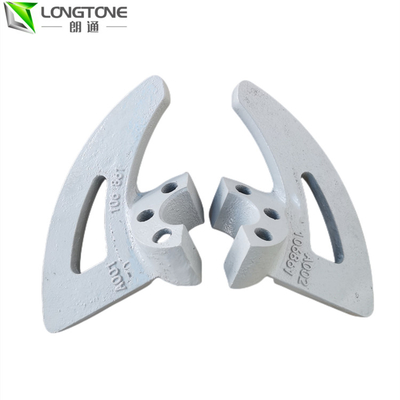 DN125 Zoomlion Bagian Pompa Beton Pisau Pencampur Beton Baja