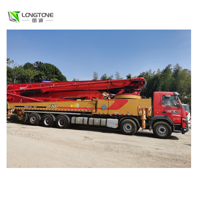 Jerman Membuat Truk Pompa Beton Bekas Putzmeister 56m Dengan Chassis Benz