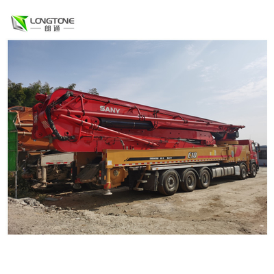 Jerman Membuat Truk Pompa Beton Bekas Putzmeister 56m Dengan Chassis Benz