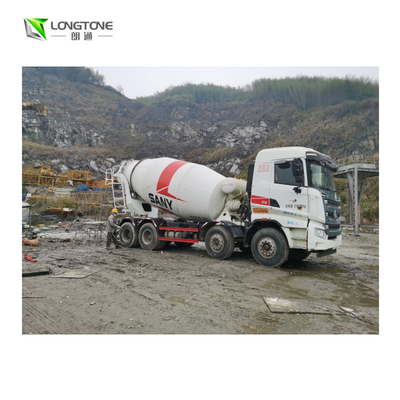 Mixer Beton Twin Shaft 350 KWh Bekas Dengan Pompa Truk Mixer Bekas