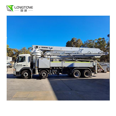 Truk Beton Kuning Sany Bekas Dengan Maks. Tekanan 6 - 6,6 MPa Maks. Diameter Agregat 24 - 36 Mm