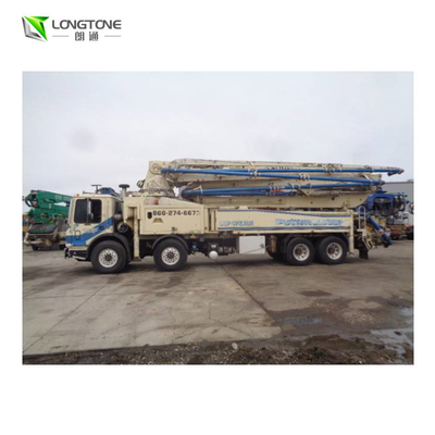 Pompa Beton Truk Kuning Bekas dengan Jarak 24-36 M Tekanan 6-6,6 MPa