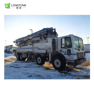 Pompa Beton Truk Kuning Bekas dengan Jarak 24-36 M Tekanan 6-6,6 MPa