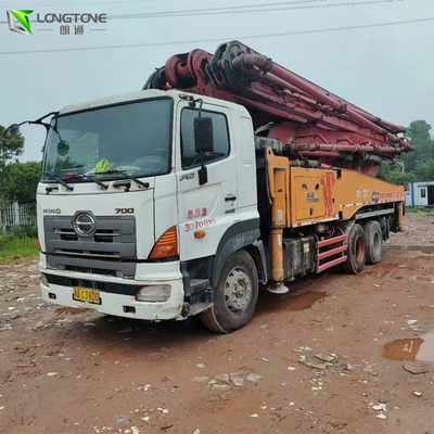 Pompa Beton yang Dipasang di Truk 42M Dengan Boom untuk Proyek Konstruksi