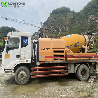 Pompa Beton Beton yang Dipasang di Truk, Pemompaan Beton Industri 186Kw