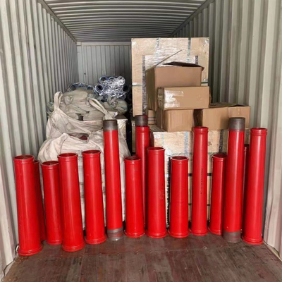 Boom Pipe &amp; Deck Single Wall Pipe Untuk Penempatan Beton